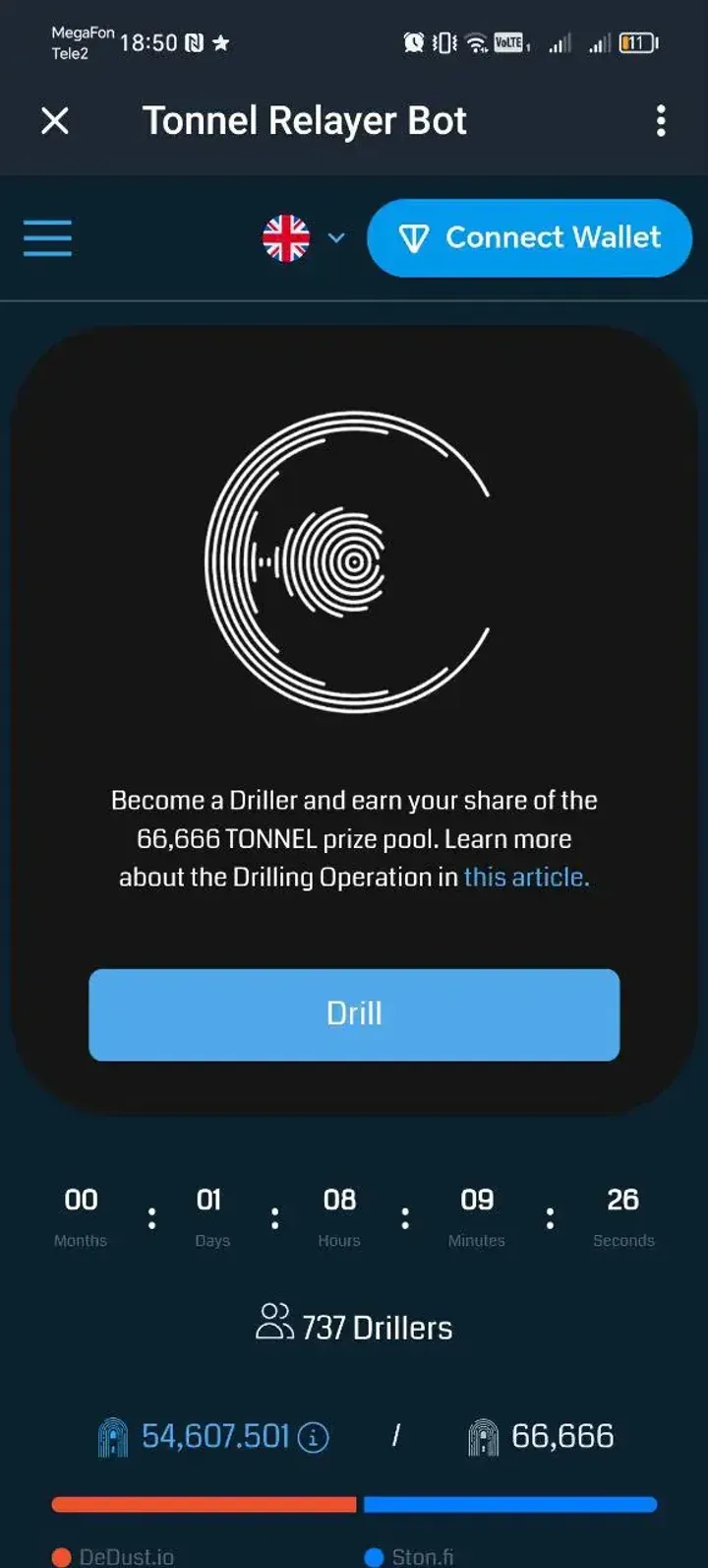 Tonnel Relayer Bot — Screenshot 1