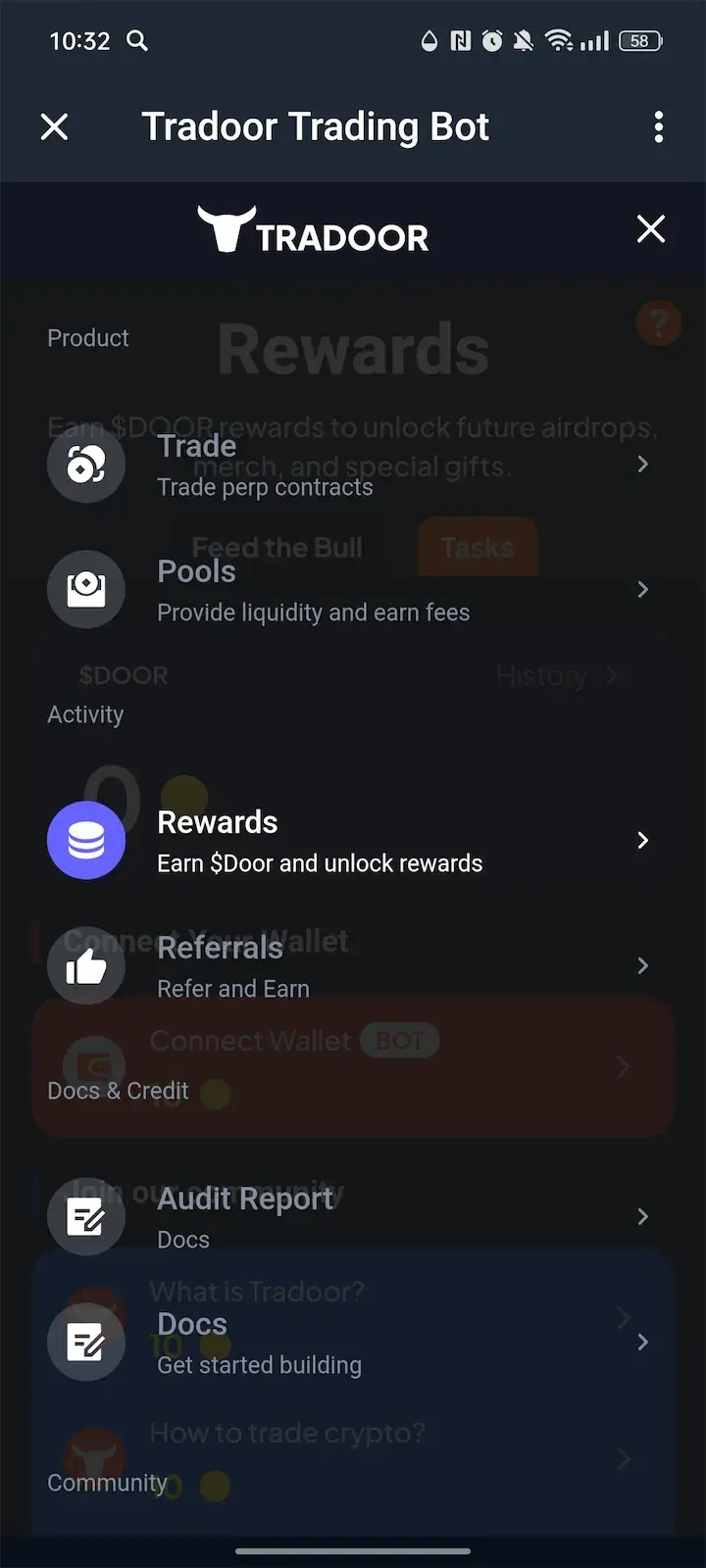 Tradoor Trading Bot — Screenshot 5