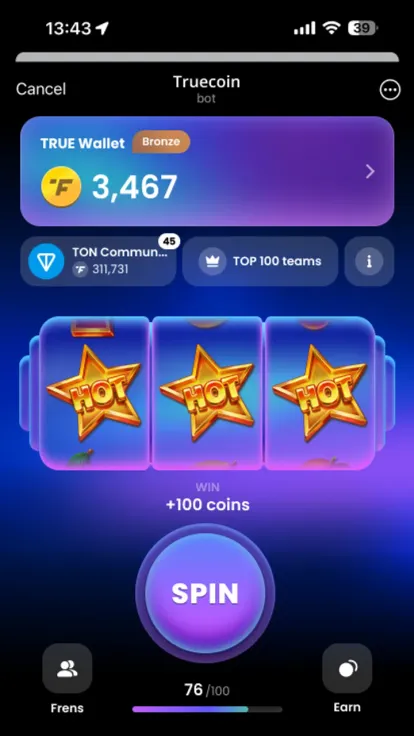 Truecoin — Screenshot 1