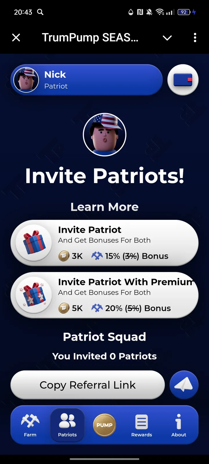 TrumPump SEASON I — Screenshot 2