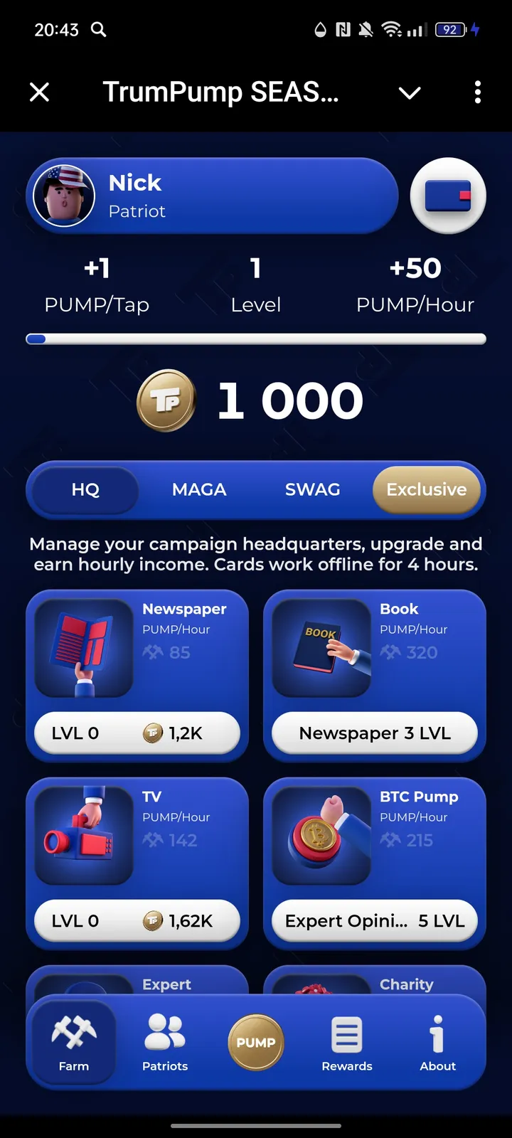 TrumPump SEASON I — Screenshot 3