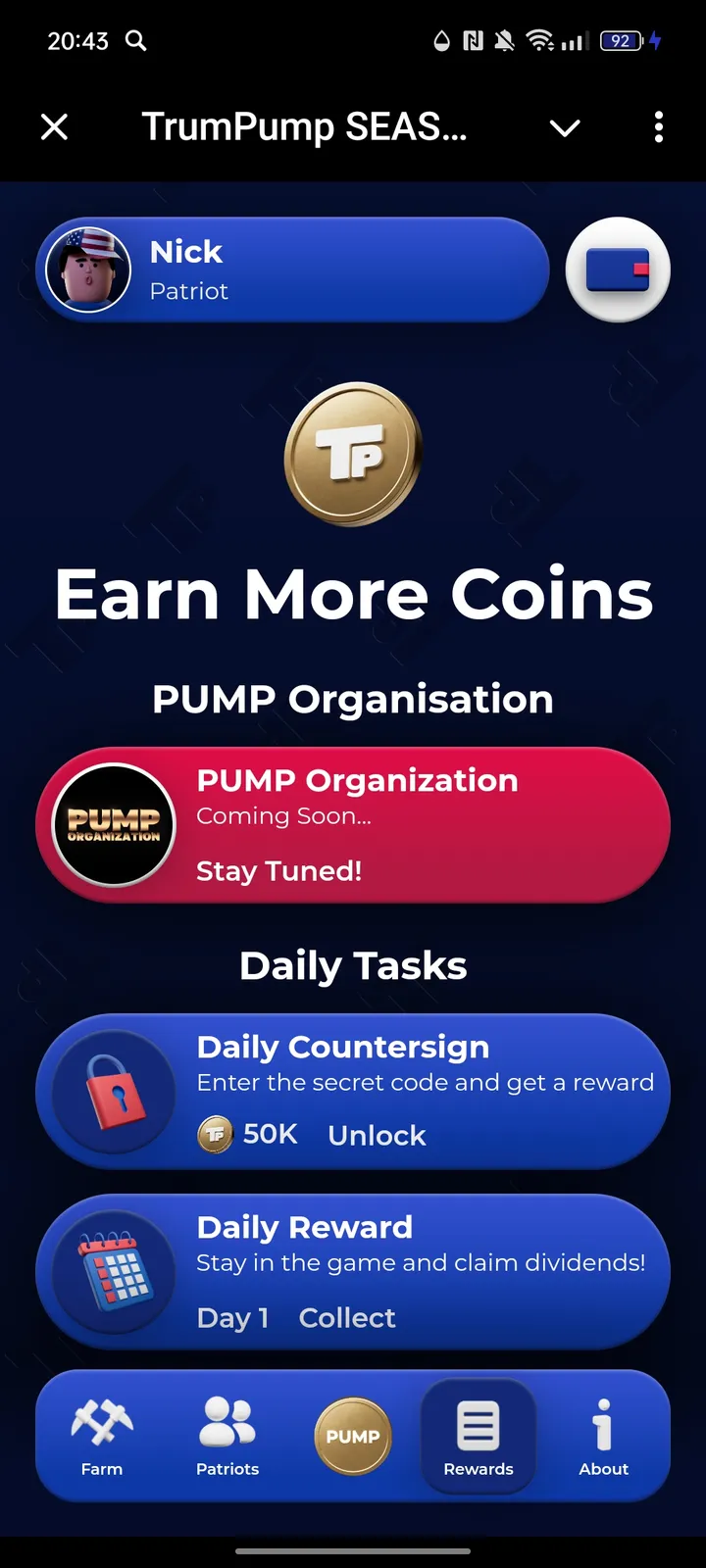 TrumPump SEASON I — Screenshot 4