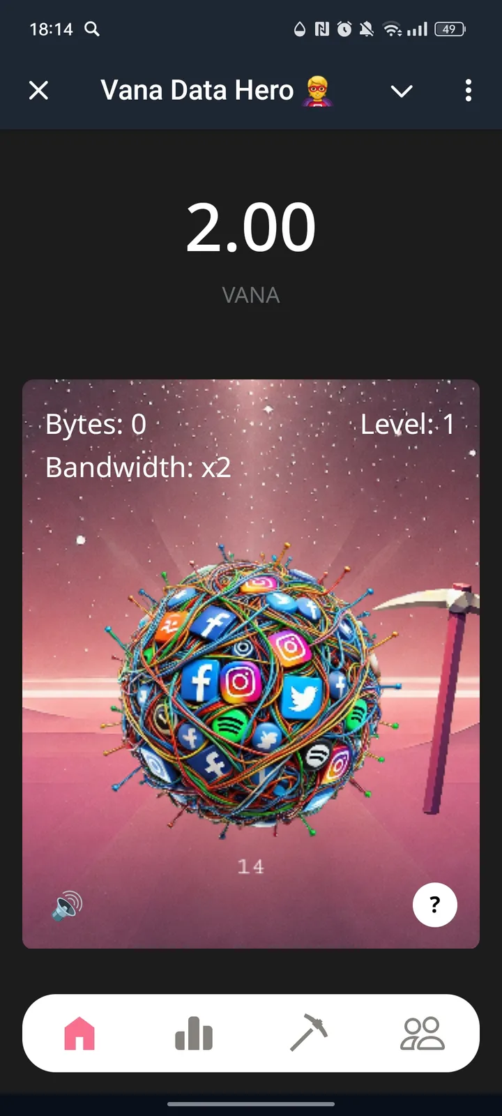 Vana Data Hero 🦸 — Screenshot 1