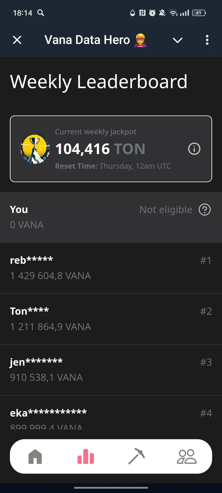 Vana Data Hero 🦸 — Screenshot 2