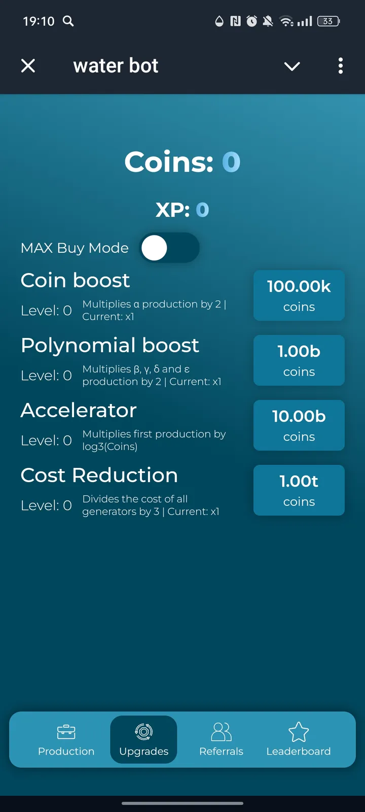 water bot — Screenshot 2