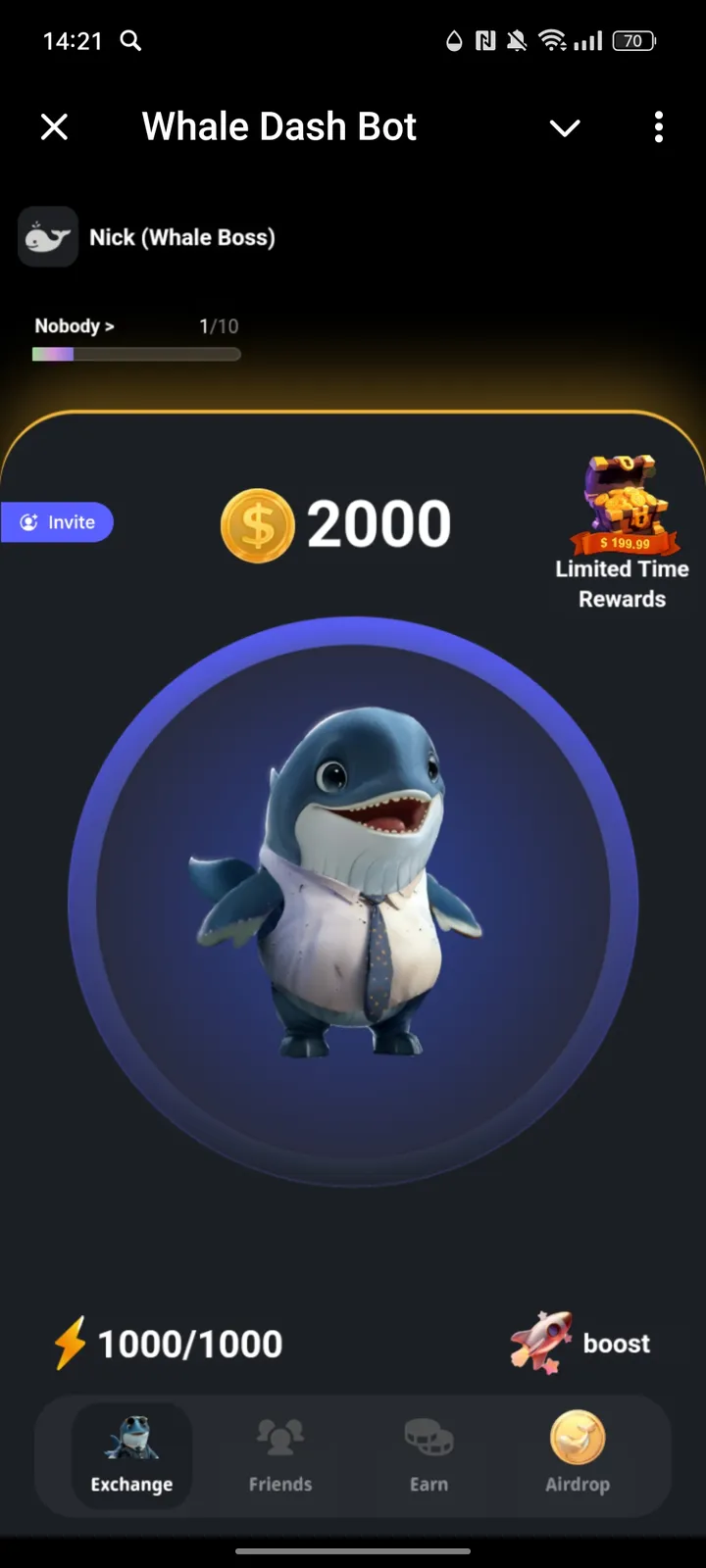 Whale Dash Bot — Screenshot 1