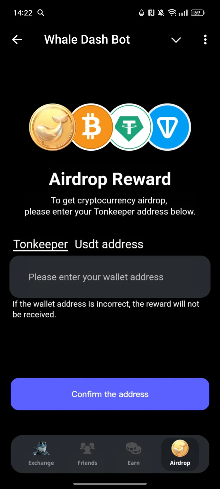 Whale Dash Bot — Screenshot 4