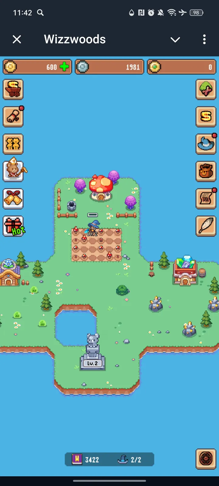 Wizzwoods — Screenshot 1