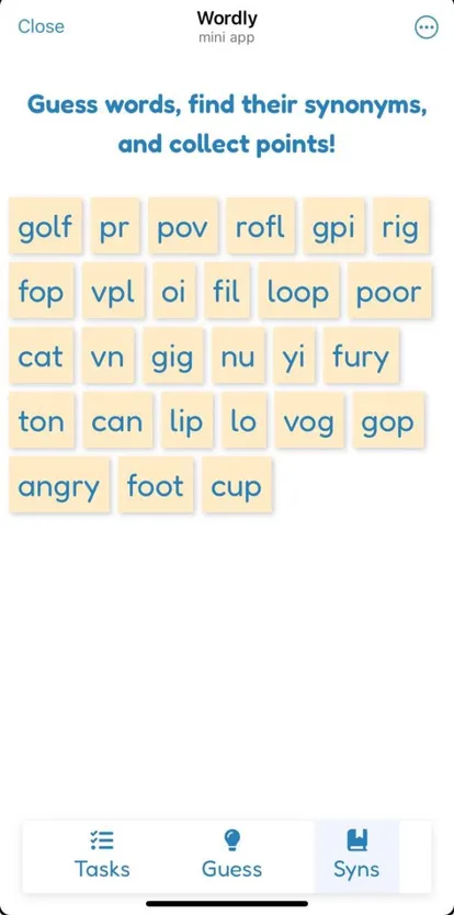 Wordly — Screenshot 2