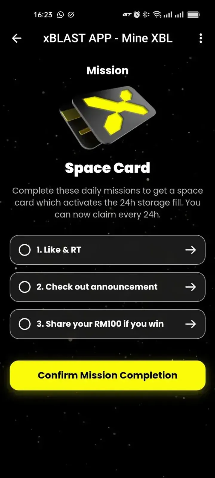 xBLAST APP - Mine XBL — Screenshot 1