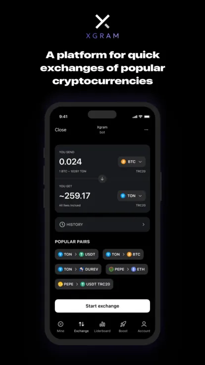 Xgram.io — Screenshot 1
