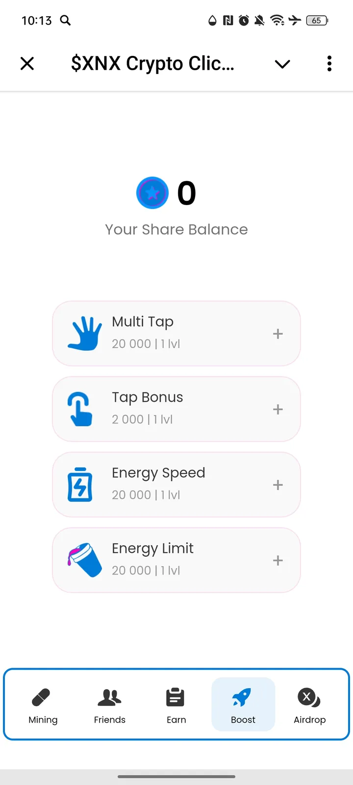 $XNX Crypto Clicker — Screenshot 4