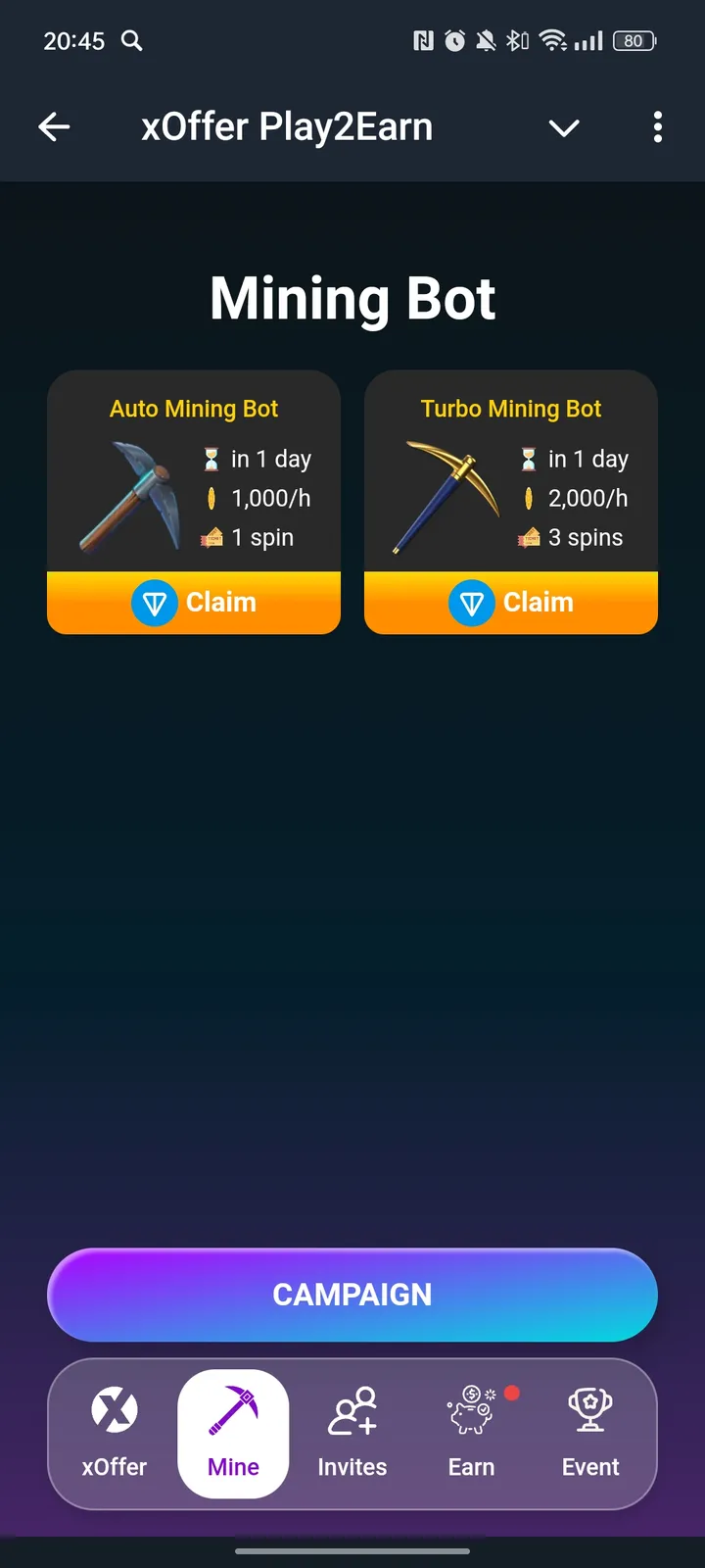 xOffer Play2Earn — Screenshot 2