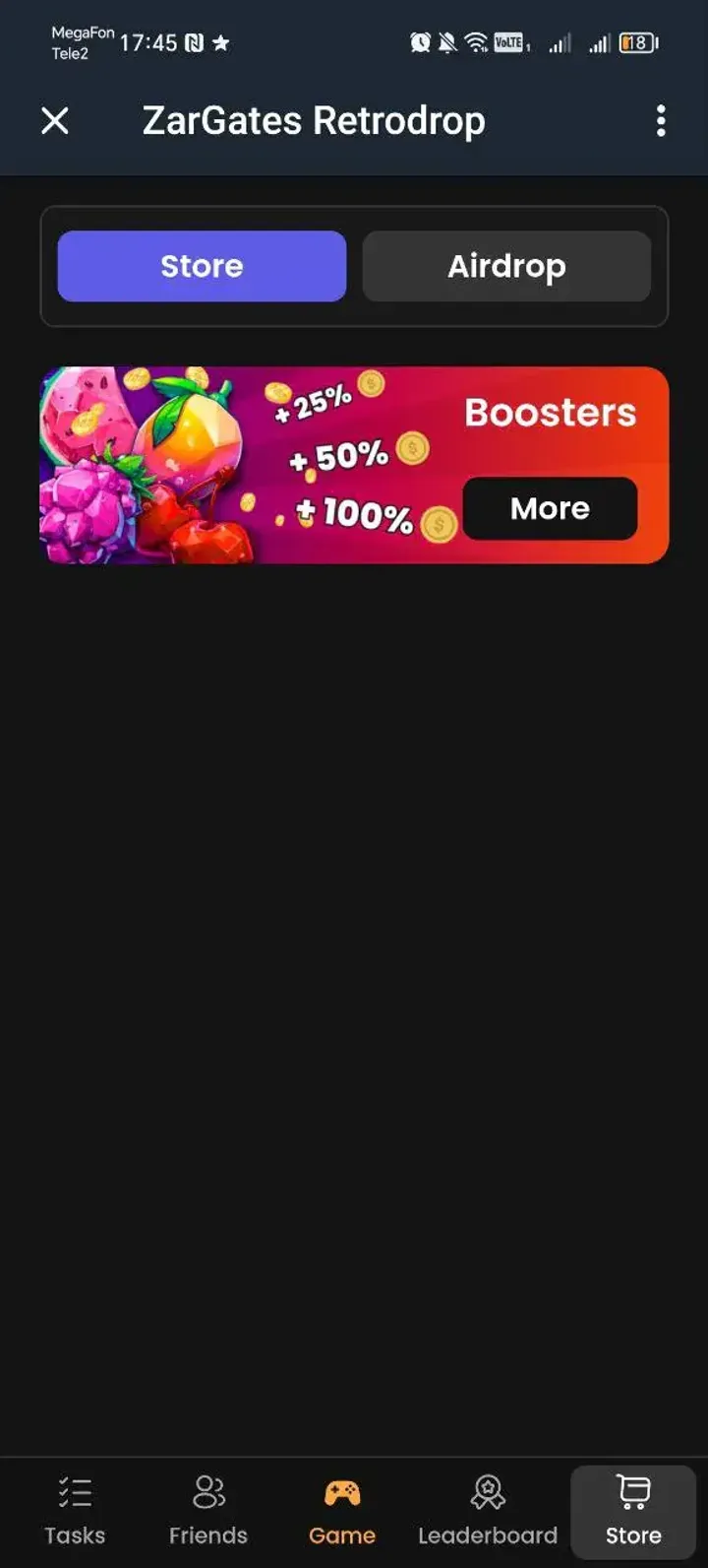 ZarGates Retrodrop — Screenshot 3