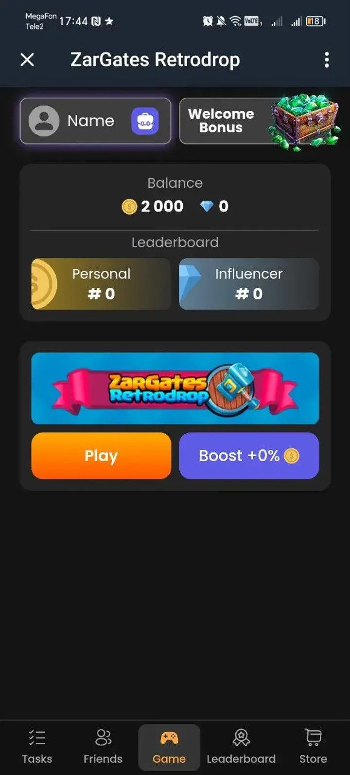 ZarGates Retrodrop — Screenshot 4