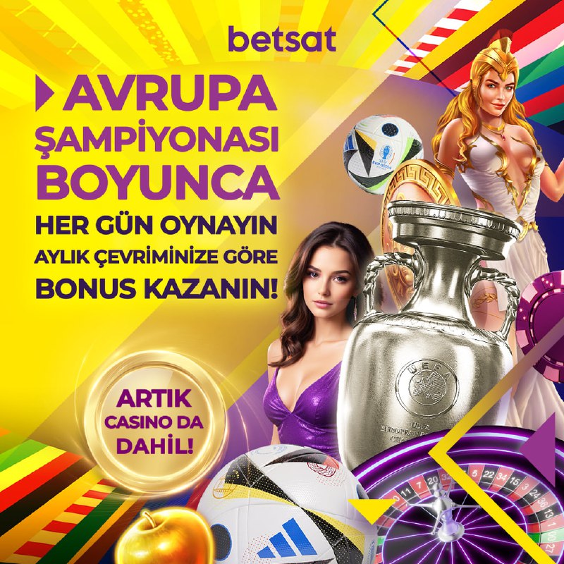 BETSAT AYLIK BOOST yeniden aktif! Avrupa Şampiyonası boyunc | Betsat