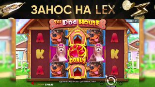 Собачки дают жару! Удачный занос в слоте The Dog House!  Счастливчик на LEX C...
