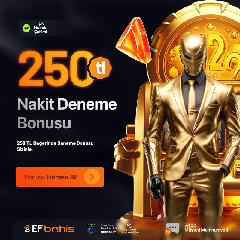 YATIRIM ŞARTSIZ 250₺ DENEME BONUSU      Hemen EFBahis’e üye ol 250₺ Demene Bo...