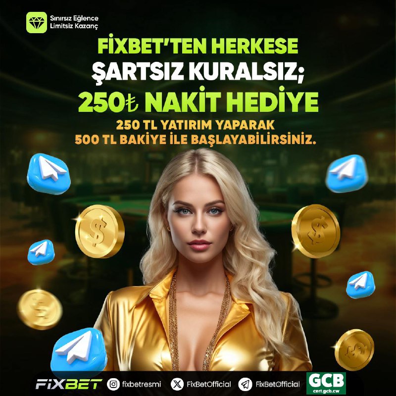 ŞARTSIZ KURALSIZ 250 TL NAKİT !     ADIMLAR :       250 TL Yatır,    500 TL B...