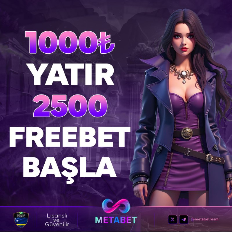 1000₺ YATIR 2500 FREEBET BAŞLA !   1000₺'ye 10.000₺ kazanma fırsatı seni bekl...