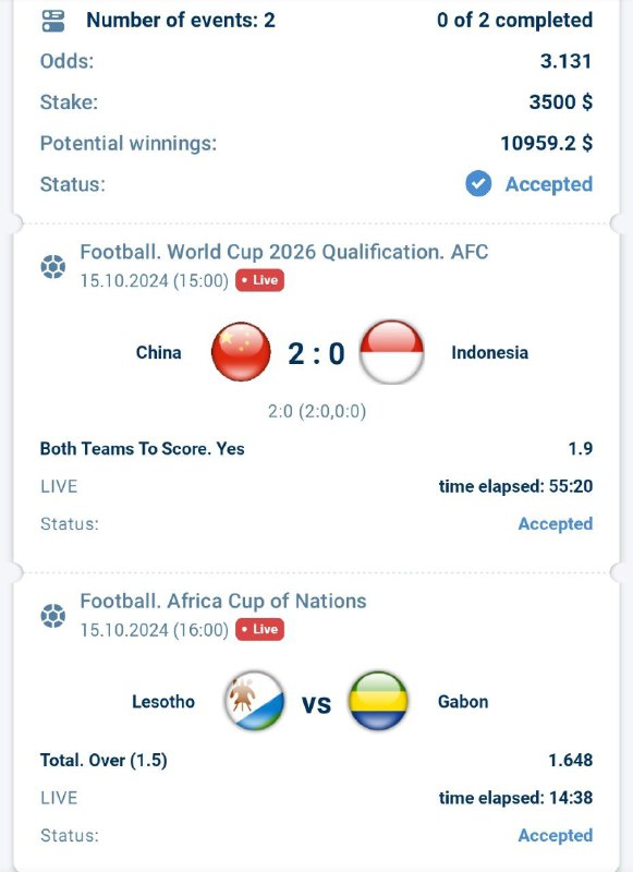 LIVE    1xbet code : 6KHKL