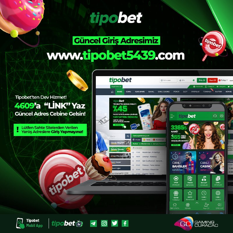 Değerli üyelerimiz; Güncel giriş adresimiz https://tipobet5439.com olarak bel...