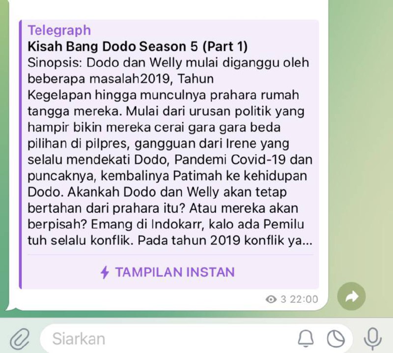Kisah bang dodo di grup vip cerita dewasa udah sampe season 5  yuk buat yg ma...