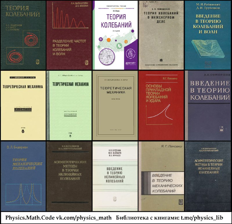 Колебания волны учебник. Теория колебаний. Теория нелинейных колебаний. Сборник задач по теории колебаний.