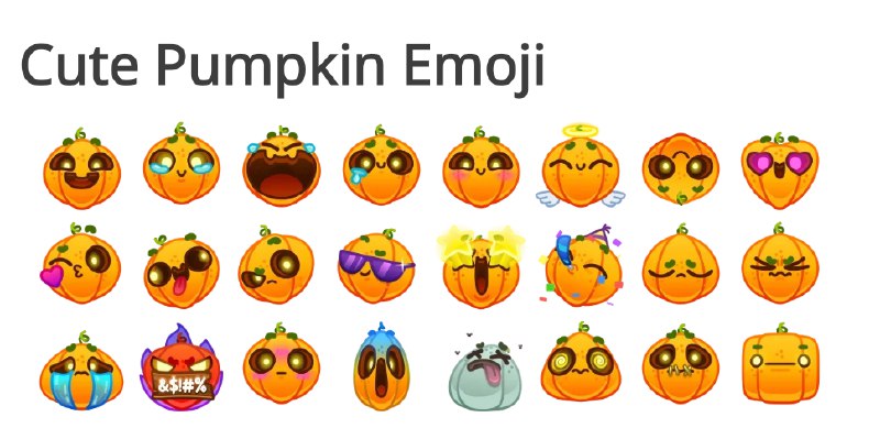 Парные премиум стикеры. Pumpkin Emoji. Эмодзи премиум.