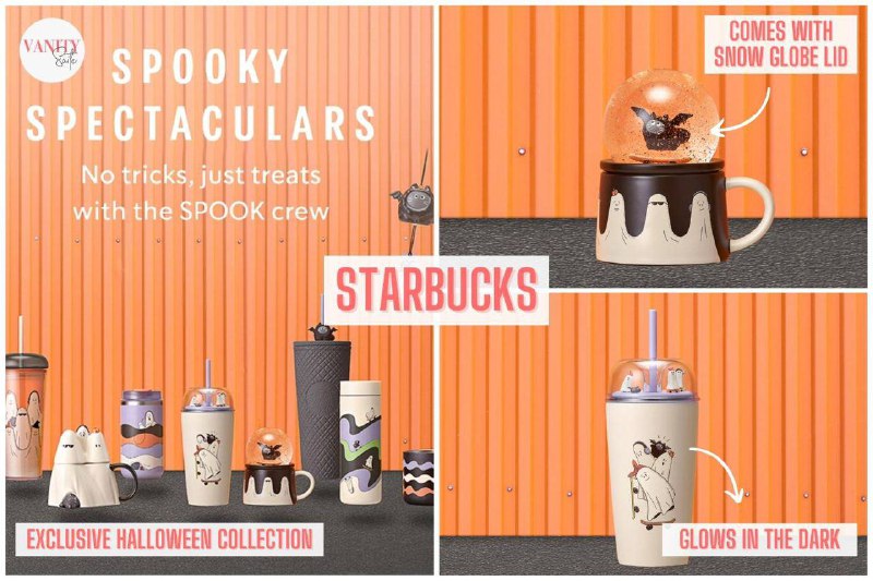 Starbucks Limited edition Halloween collection Incl. c Vanity Suite