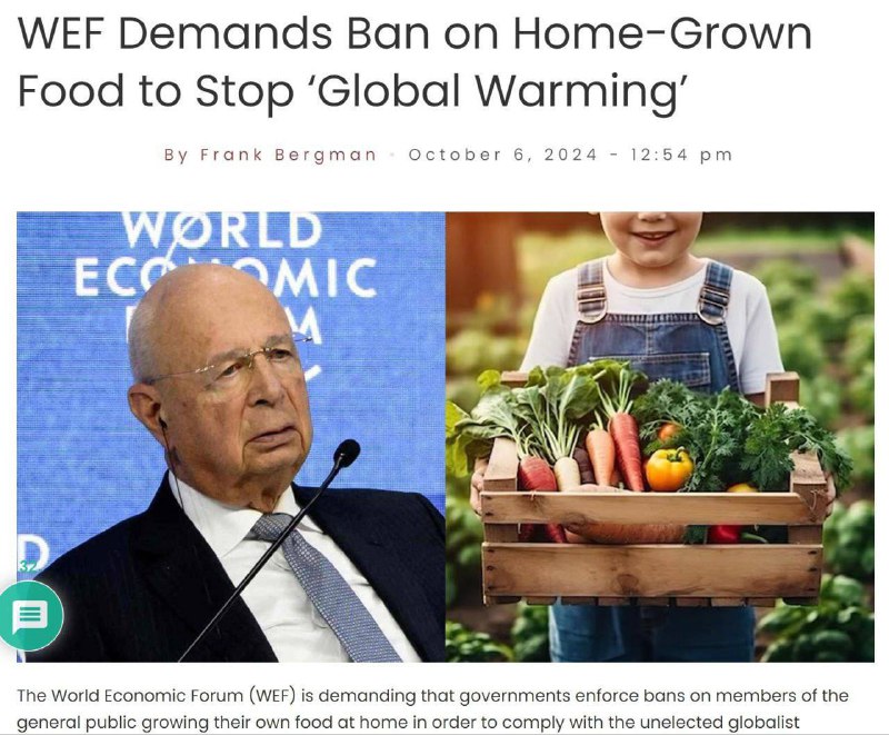 Всемирный экономический форум (ВЭФ) требует от правительств ввести запрет на ...