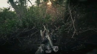 Trench clearing by 'Rubizh'   of the NGU   in Makiivka district, Luhansk region.