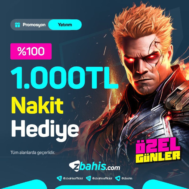 ZBAHİSCOM'da Pazartesi, Çarşamba Ve Cuma günlerine;                 NAKİT BON...