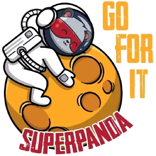Super Panda sticker 2