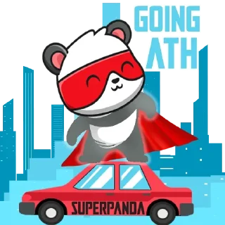 Super Panda sticker 5