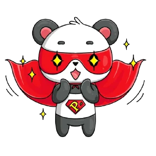 Super Panda sticker 8