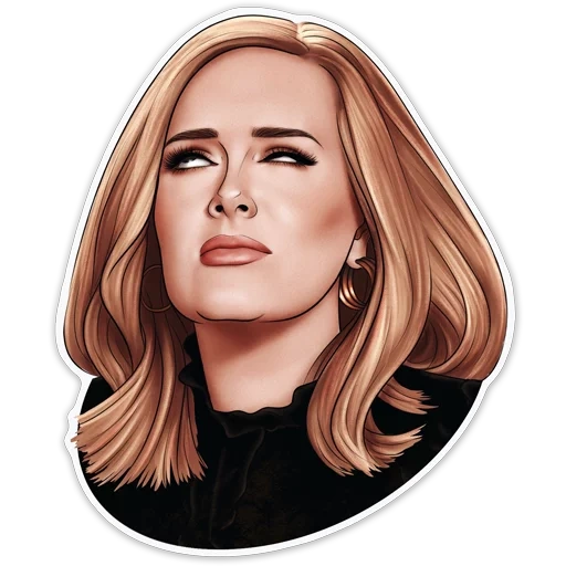 Adelemojis (by @xzawes) sticker 11