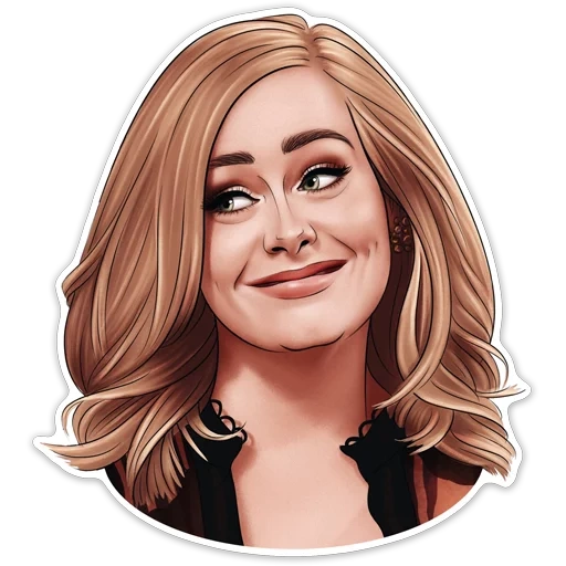 Adelemojis (by @xzawes) sticker 14