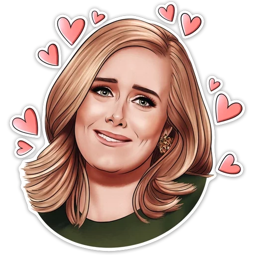 Adelemojis (by @xzawes) sticker 5