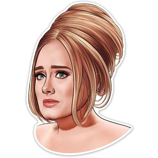 Adelemojis (by @xzawes) sticker 6