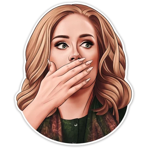 Adelemojis (by @xzawes) sticker 7