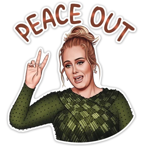 Adelemojis (by @xzawes) sticker 8