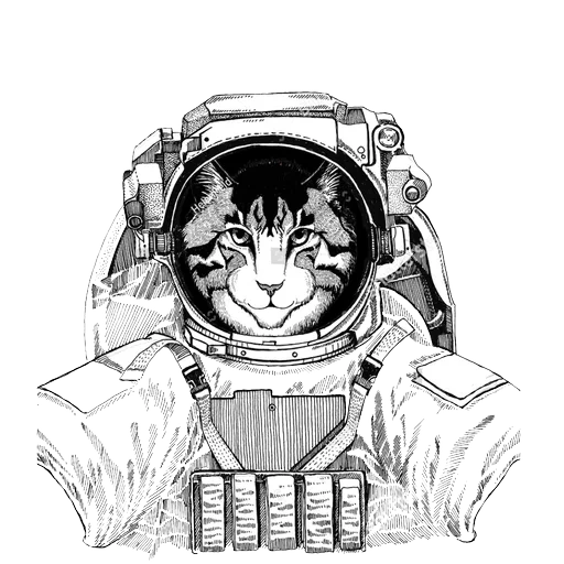 Animals in Space @mybeststickers sticker 6
