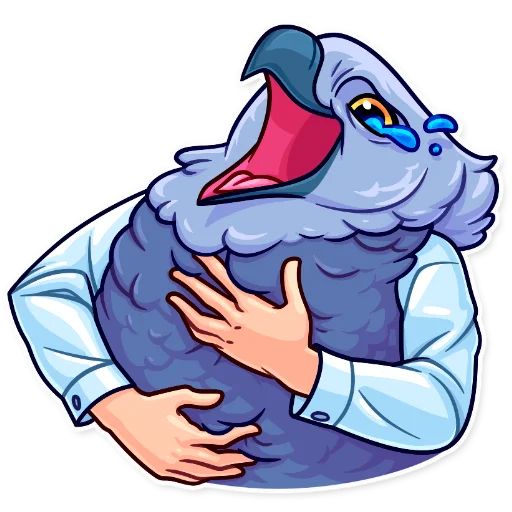Птицы с руками Telegram sticker pack