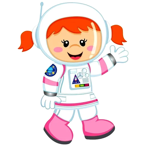 Astronautas varios sticker 7