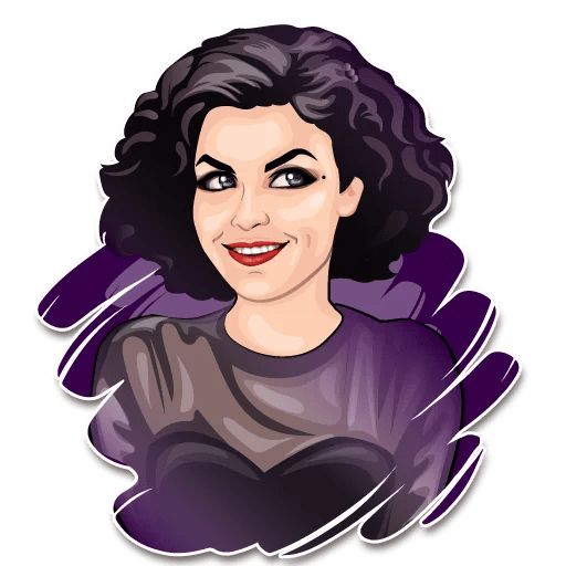 Audrey Horne Telegram sticker pack