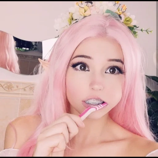 Belle Delphine by @DracuDinBotiza sticker 15