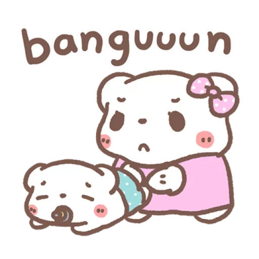 BearPlease: Pop-up Stickers @bistic sticker 22