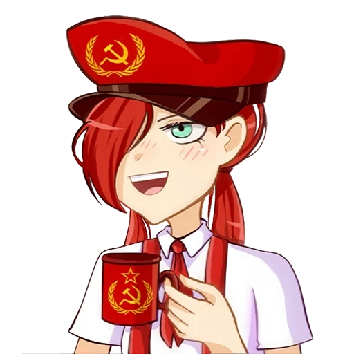 комунизм тян Telegram sticker pack