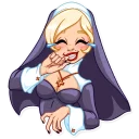 Naughty Nun Telegram sticker pack